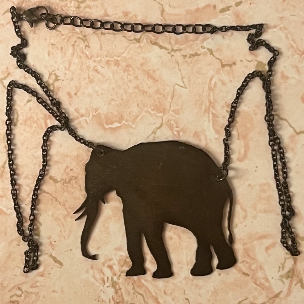 Elephant Pendant Necklace